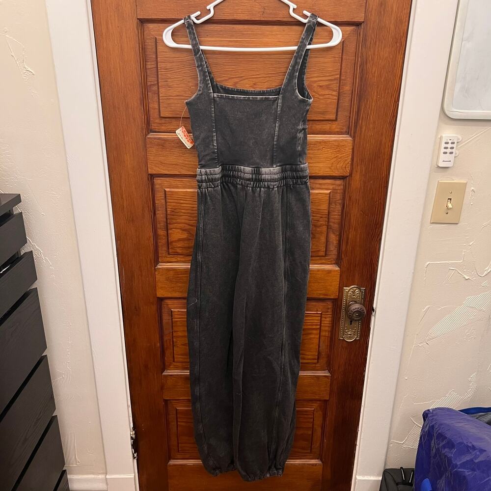 Free People FP Movement Inbound Onesie sz XS Black NWT's $128